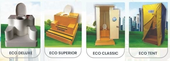 EcoLoo ecological waterless toilet range